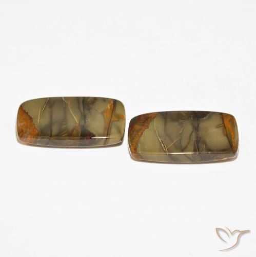 Pedras preciosas de Jaspe Multicolorido natural de 25.40 ct, Almofada, Opaco