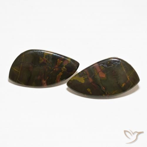 18.79ctw Natural Multicolorido Jaspe, Chique, Opaco