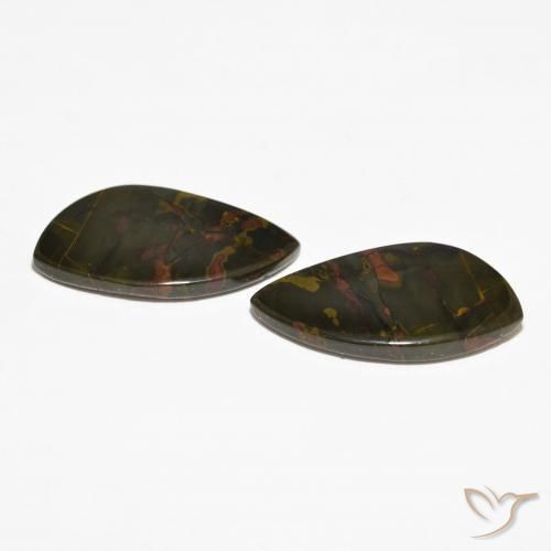 Pedras preciosas de Jaspe Multicolorido natural de 18.79 ct, Chique, Opaco