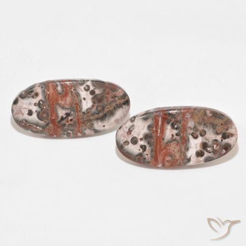 25.09ctw Natural Multicolorido Jaspe, oval, Opaco