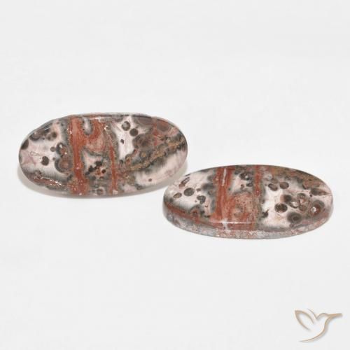 Pedras preciosas de Jaspe Multicolorido natural de 25.09 ct, oval, Opaco