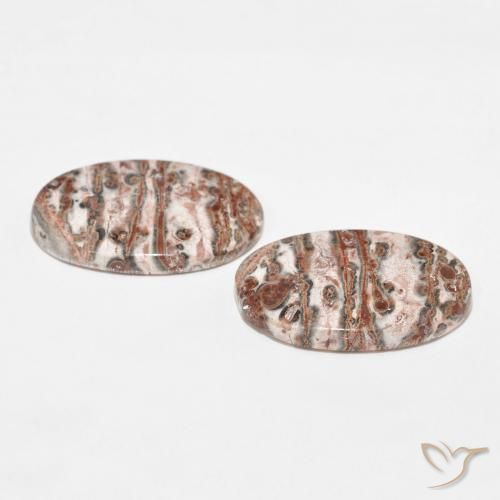 Pedras preciosas de Jaspe Multicolorido natural de 29.71 ct, oval, Opaco