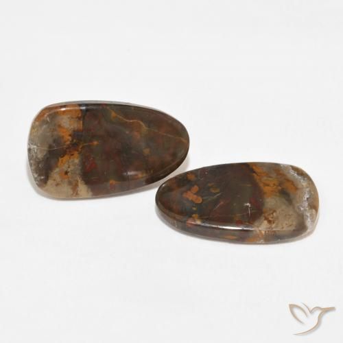 Pedras preciosas de Jaspe Multicolorido natural de 14.12 ct, Chique, Opaco