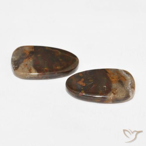 Pedras preciosas de Jaspe Multicolorido natural de 14.12 ct, Chique, Opaco
