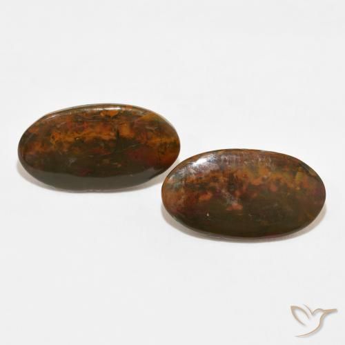 18.73ctw Natural Multicolorido Jaspe, oval, Opaco