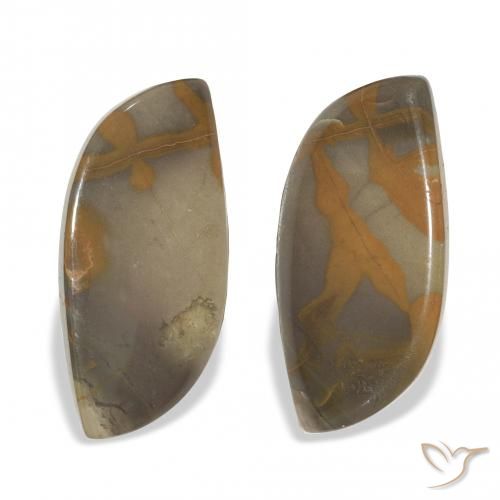 19.87ctw Natural Multicolorido Jaspe, Chique, Opaco