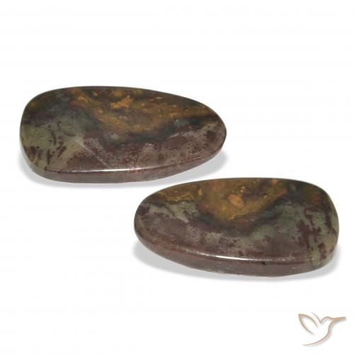 Pedras preciosas de Jaspe Multicolorido natural de 17.15 ct, Chique, Opaco