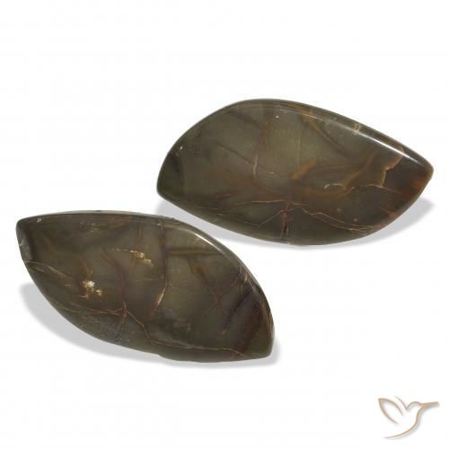 Pedras preciosas de Jaspe Multicolorido natural de 19.01 ct, Chique, Opaco