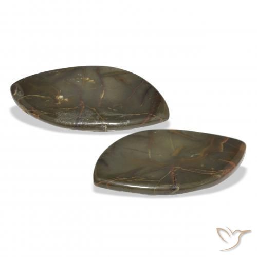 Pedras preciosas de Jaspe Multicolorido natural de 19.01 ct, Chique, Opaco