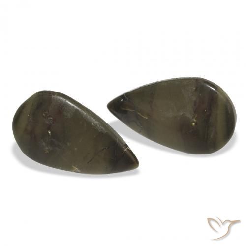 Pedras preciosas de Jaspe Multicolorido natural de 7.65 ct, Formato de pêra, Opaco