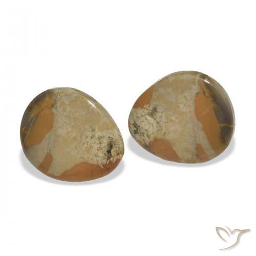 Pedras preciosas de Jaspe Multicolorido natural de 12.44 ct, Chique, Opaco