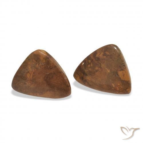 Pedras preciosas de Jaspe Multicolorido natural de 11.39 ct, Trilhão, Opaco