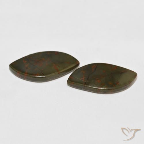 Pedras preciosas de Jaspe Multicolorido natural de 20.24 ct, Chique, Opaco