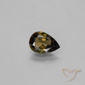 1.17ct Natural Marrom Dourado Profundo Rupina de grãos, Formato de pêra, VS