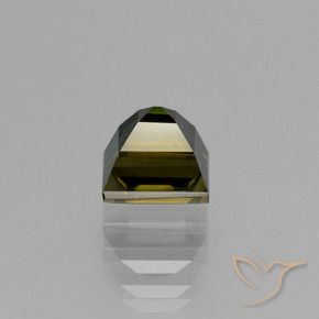 Rupina de grãos Chocolate marrom Natural 1.09ct, baguete, VVS
