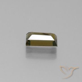 Rupina de grãos Marrom esverdeado Natural 1.03ct, baguete, VS-SI