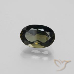 Rupina de grãos Marrom escuro Natural 1.45ct, oval, VVS