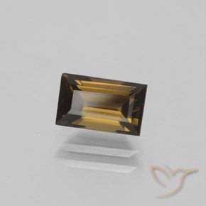 Rupina de grãos Canela Marrom Natural 1.40ct, baguete, VVS-VS