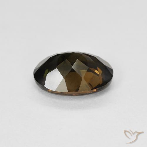 Rupina de grãos Chocolate marrom Natural 1.70ct, oval, VS-SI
