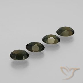 Pedras preciosas de Rupina de grãos Verde escuro natural de 3.59 ct, oval, VVS-VS
