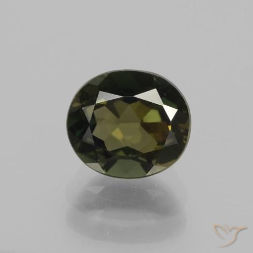 1.68ct Natural Castanho médio Rupina de grãos, oval, VS
