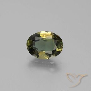 Rupina de grãos Marrom esverdeado Natural 1.47ct, oval, VS