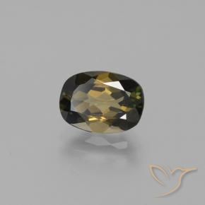 Rupina de grãos Marrom esverdeado Natural 1.78ct, Almofada, VS