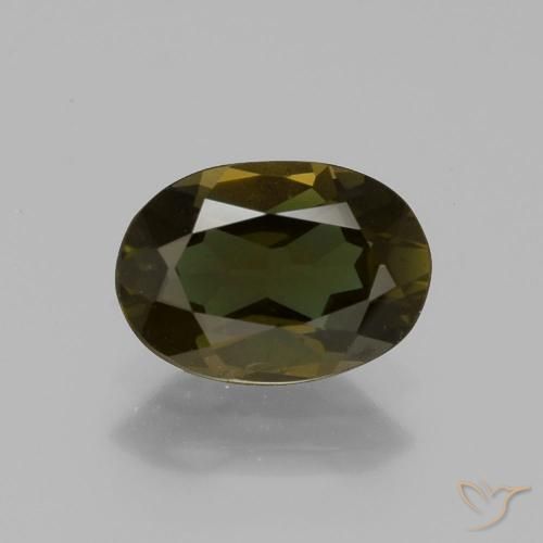 1.04ct Natural Castanho médio Rupina de grãos, oval, VS
