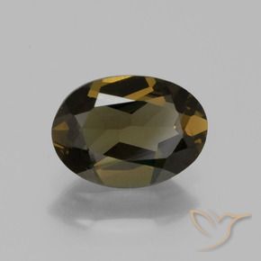 Rupina de grãos Marrom Dourado Profundo Natural 1.21ct, oval, VVS