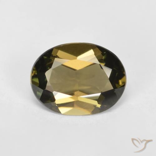 0.92ct Natural Marrom Frio Rupina de grãos, oval, VVS