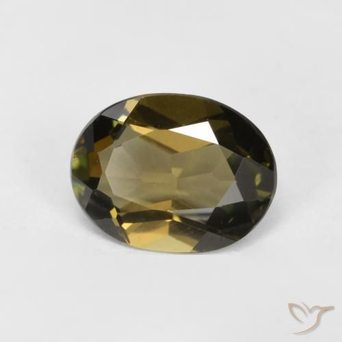 Rupina de grãos Marrom Frio Natural 0.92ct, oval, VVS