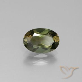 Rupina de grãos Castanho Dourado Esverdeado Natural 1.55ct, oval, VS-SI