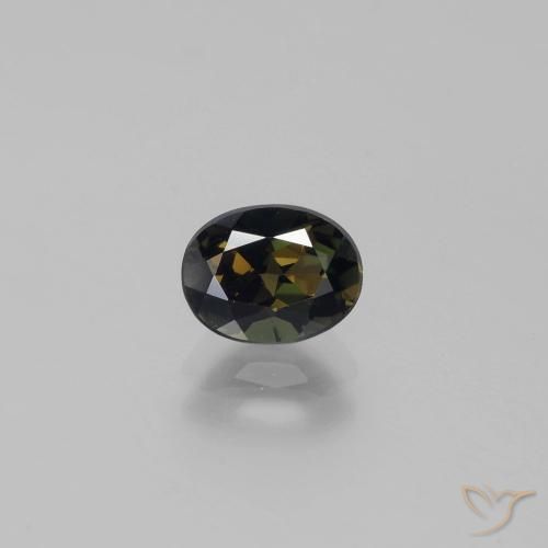 1.19ct Natural Chocolate marrom Rupina de grãos, oval, VS-SI