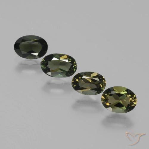1.90ctw Natural Marrom escuro Rupina de grãos, oval, VVS-VS