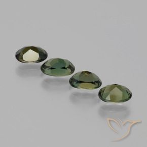 Pedras preciosas de Rupina de grãos Marrom escuro natural de 1.90 ct, oval, VVS-VS