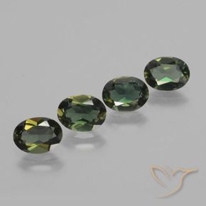 Pedras preciosas de Rupina de grãos Marrom escuro natural de 2.76 ct, oval, VVS-VS