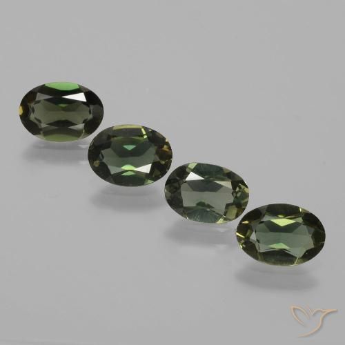 3.00ctw Natural Marrom escuro Rupina de grãos, oval, VVS-VS