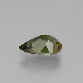 Rupina de grãos Terra Verde Natural 2.05ct, Formato de pêra, VVS