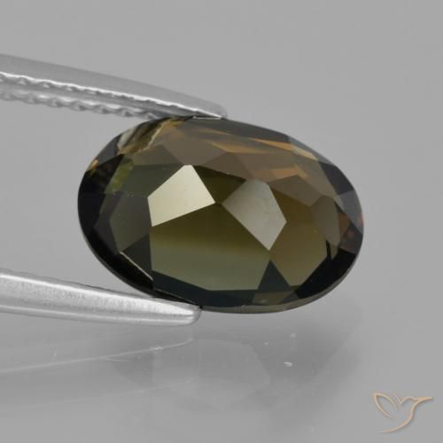 Rupina de grãos Chocolate marrom Natural 2.75ct, oval, VVS