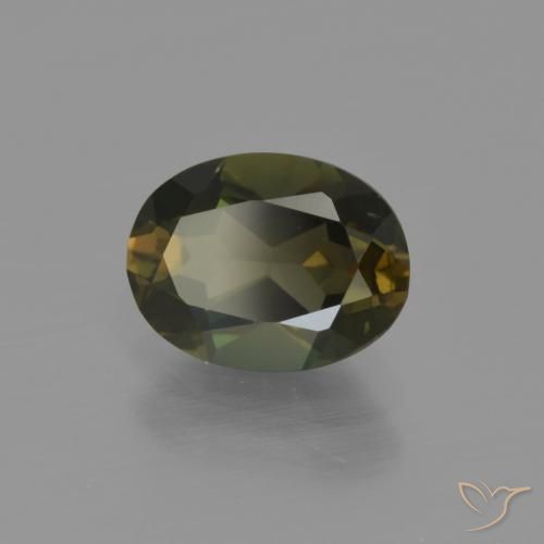 Rupina de grãos Marrom escuro Natural 1.58ct, oval, VVS-VS