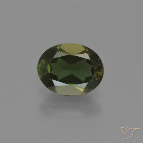1.08ct Natural Marrom escuro Rupina de grãos, oval, VVS