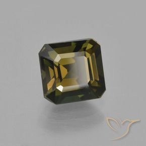 Rupina de grãos Marrom Frio Natural 1.73ct, Corte Octógono / Esmeralda, VVS