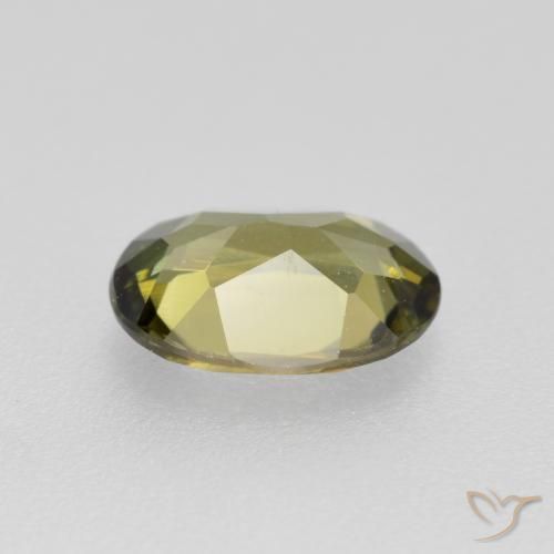 Rupina de grãos Marrom esverdeado Natural 0.82ct, oval, VS