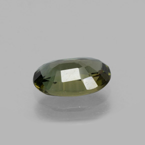 Kornerupina verde natural 1,99ct, corte oval, VS-SI