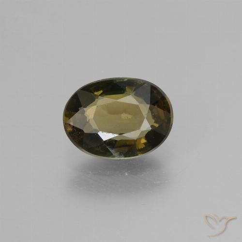 1.54ct Natural Castanho médio Rupina de grãos, oval, VS