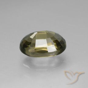 Rupina de grãos Marrom esverdeado Natural 1.85ct, oval, VS
