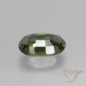 Rupina de grãos Terra Profunda Verde Natural 1.68ct, oval, VVS-VS
