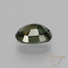 Rupina de grãos verde escuro Natural 1.92ct, oval, VS
