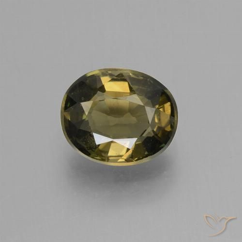 1.44ct Natural Castanho médio Rupina de grãos, oval, VS