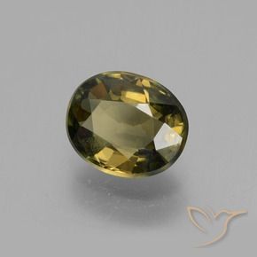 Rupina de grãos Castanho médio Natural 1.44ct, oval, VS